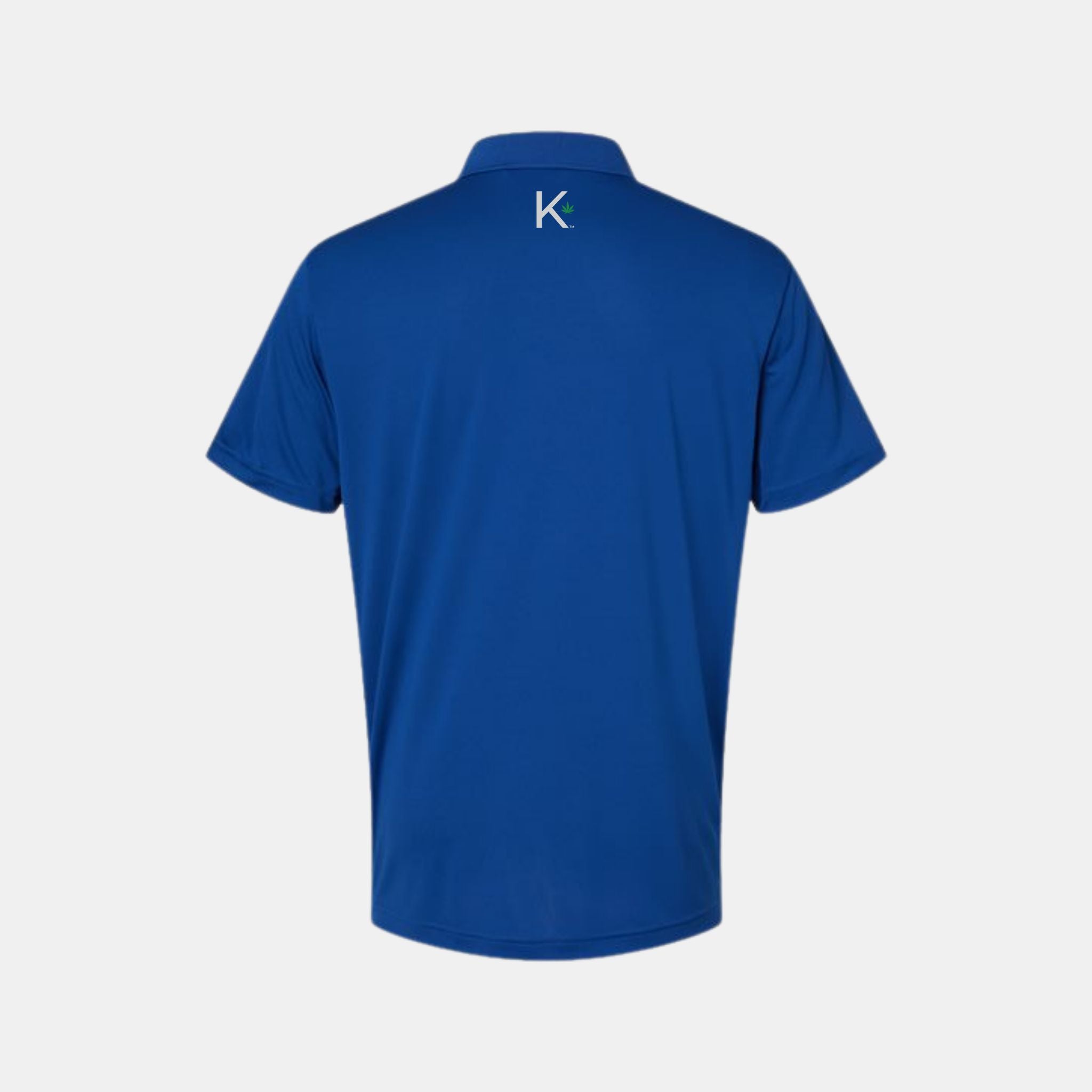 The Golfer | Adidas Polo Golf Shirt Blue Back