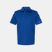 The Golfer | Adidas Polo Golf Shirt Blue Front